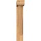 Ekena Millwork Traditional Block Smooth Bracket w/ Offset Brace, Western Red Cedar, 5 1/2"W x 24"D x 32"H BKT0604X24X32TRA05SWR - alternate 3